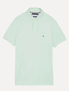 Polo Tommy Hilfiger Masculina Regular Piquet 1985 Verde Claro