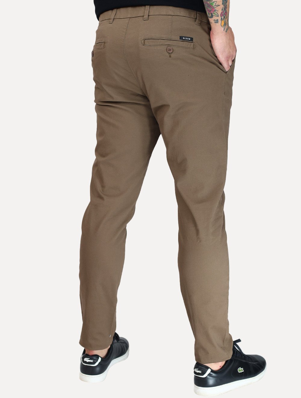 Calça Dixen Adaptive Sarja Regulagem Cós Marrom
