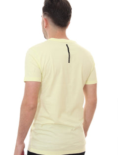 Camiseta Calvin Klein Masculina Tropical Block Amarela