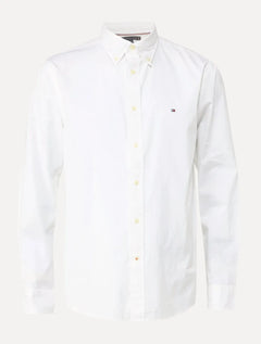 Camisa Tommy Hilfiger Masculina Regular Core Flex Poplin Branca