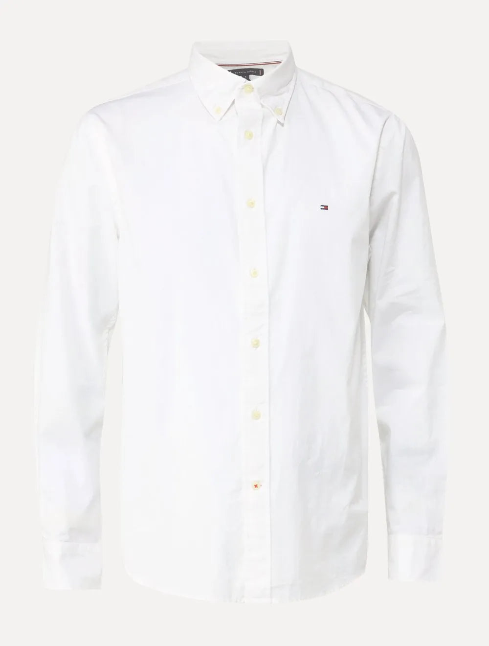 Camisa Tommy Hilfiger Masculina Regular Core Flex Poplin Branca