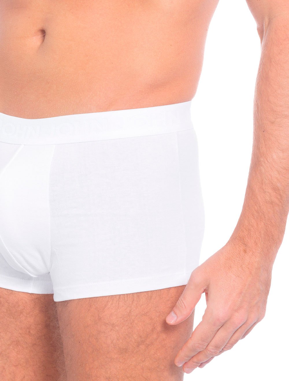 Cueca John John Boxer II Cotton White Branca 1UN
