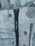 Jaqueta Replay Masculina Overtop Puffer Azul Claro