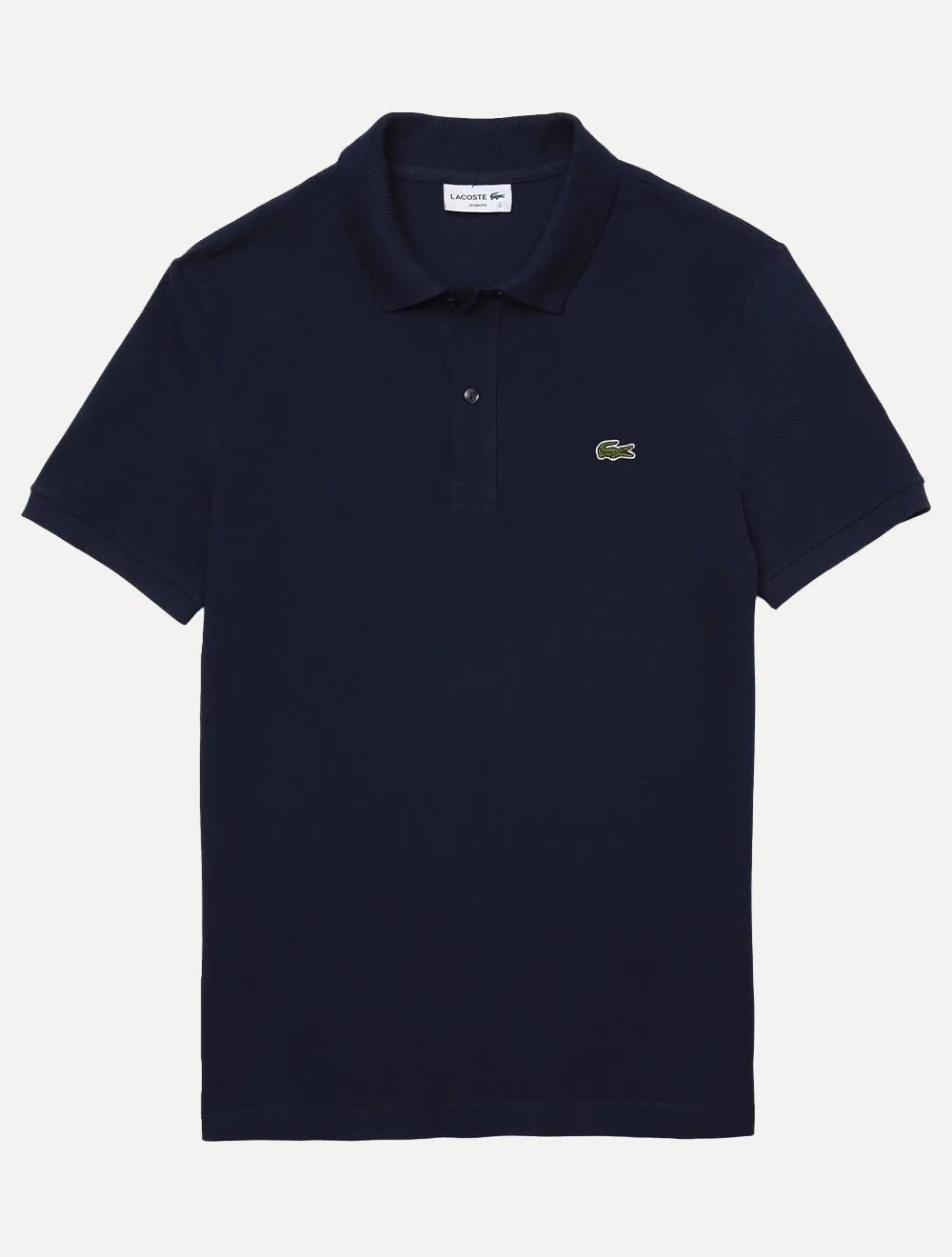 Polo Lacoste Masculina Slim Fit Classic Azul Marinho