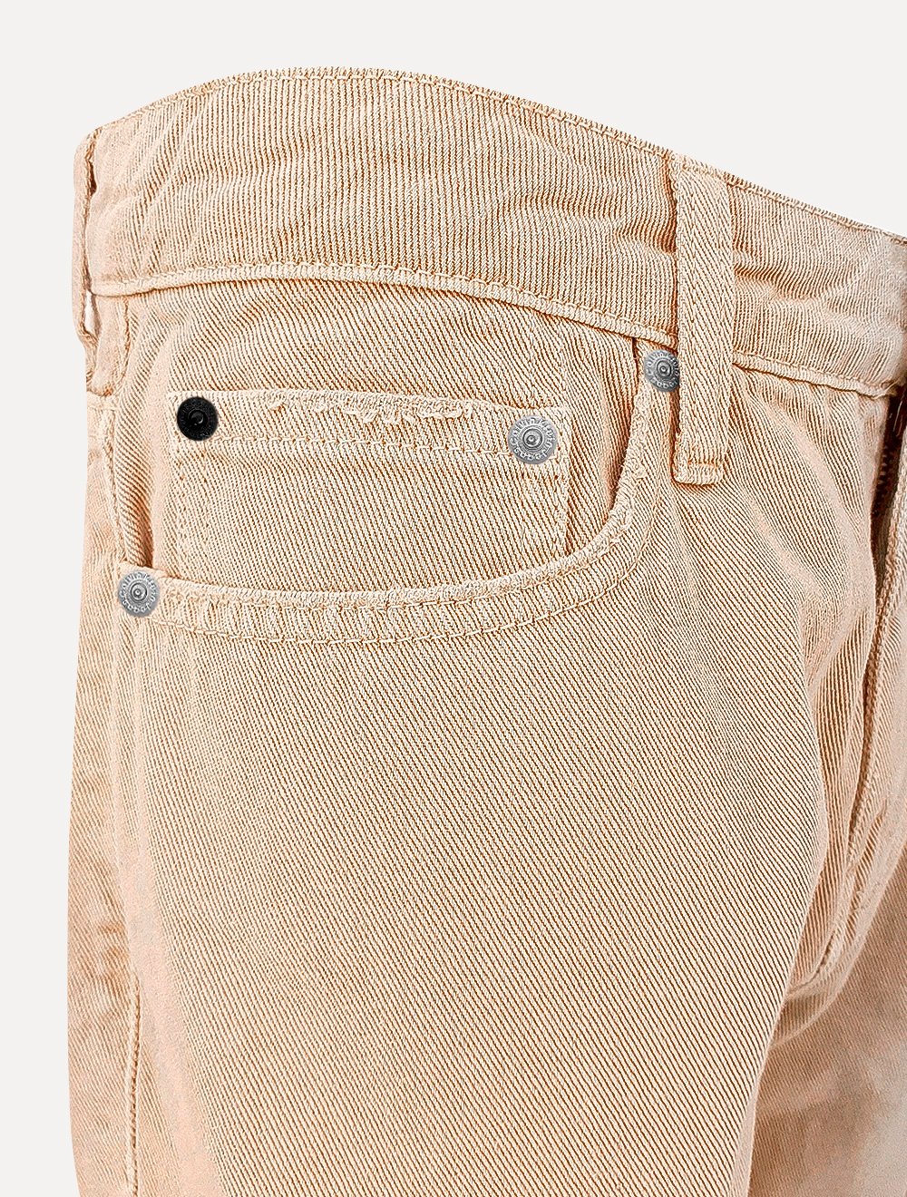 Bermuda Calvin Klein Jeans Destroyed Label Cáqui Claro