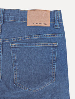 Bermuda Aeropostale Masculina Jeans Walk Azul