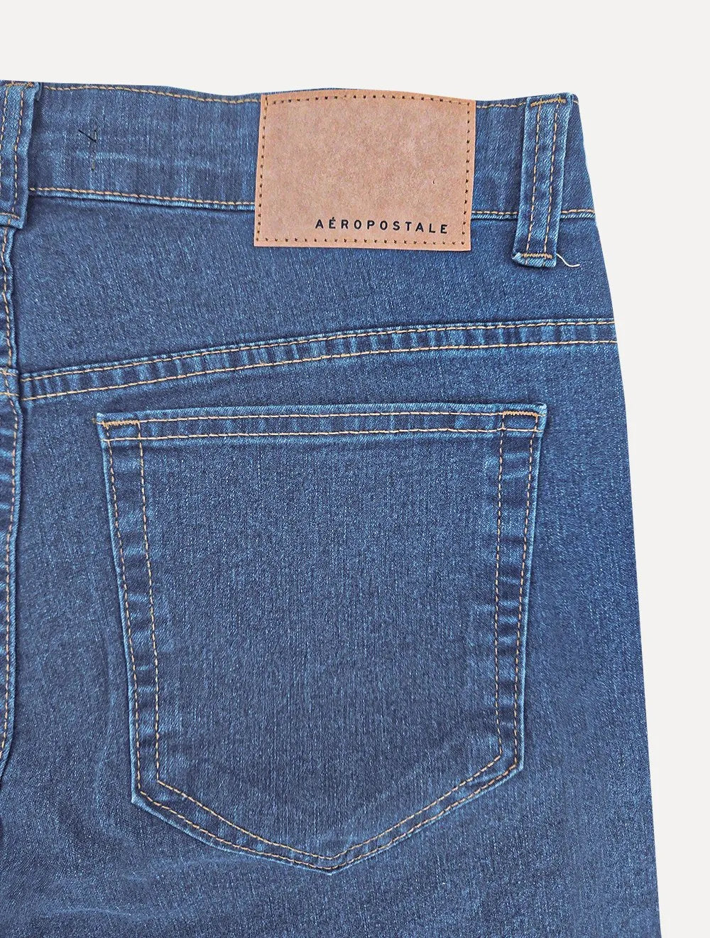 Bermuda Aeropostale Masculina Jeans Walk Azul