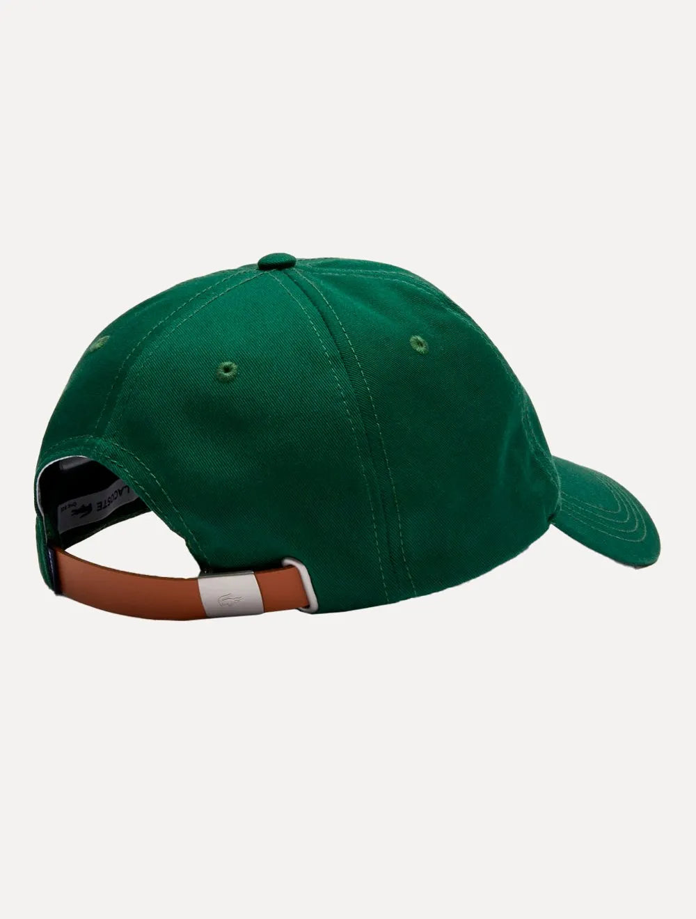 Boné Lacoste Gabardine Big Croco Verde