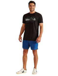 Camiseta Nautica Masculina Sailing Since 1983 Silk Preta