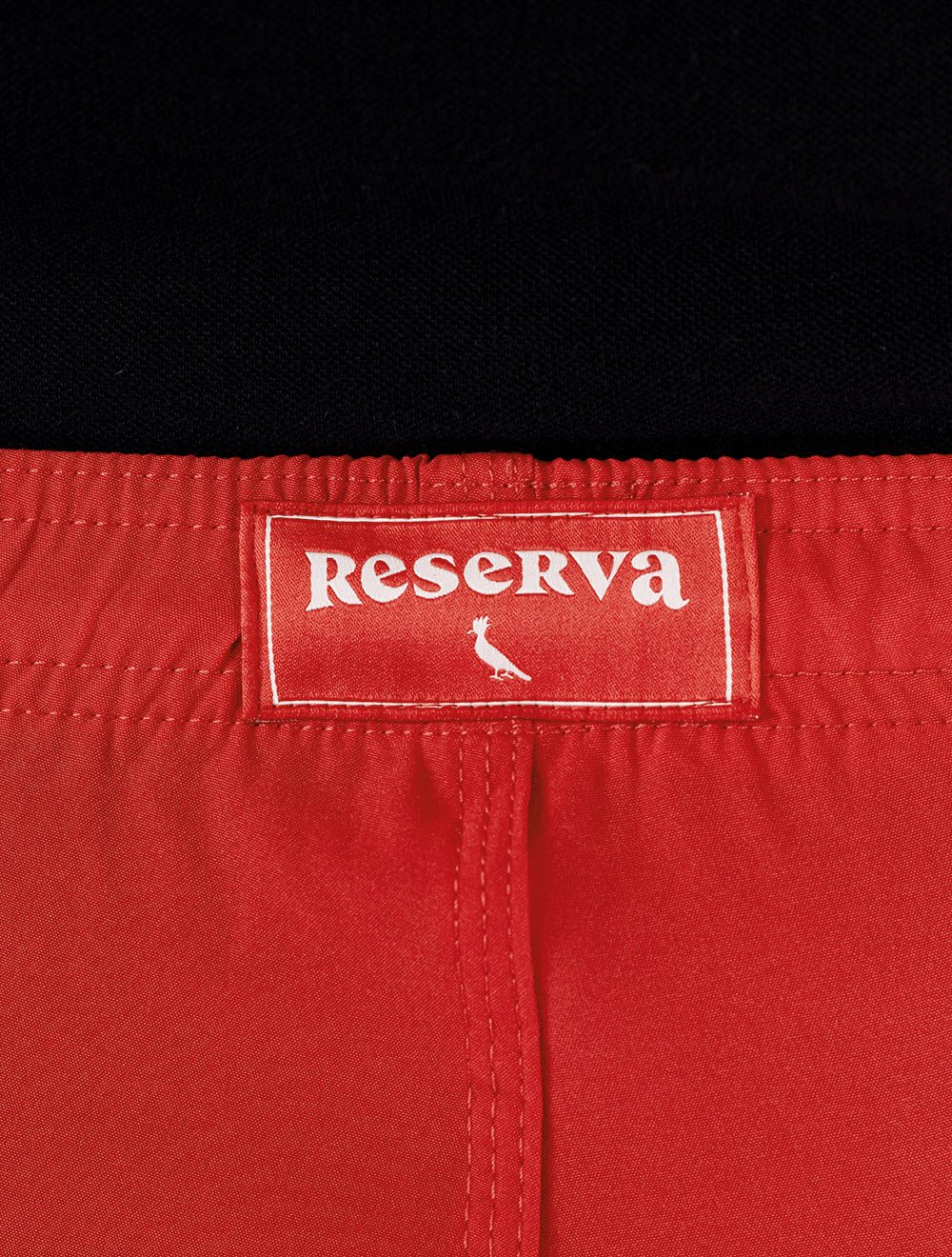 Short Reserva Masculino D'Água Beachwear Liso Basico Lateral Vermelho