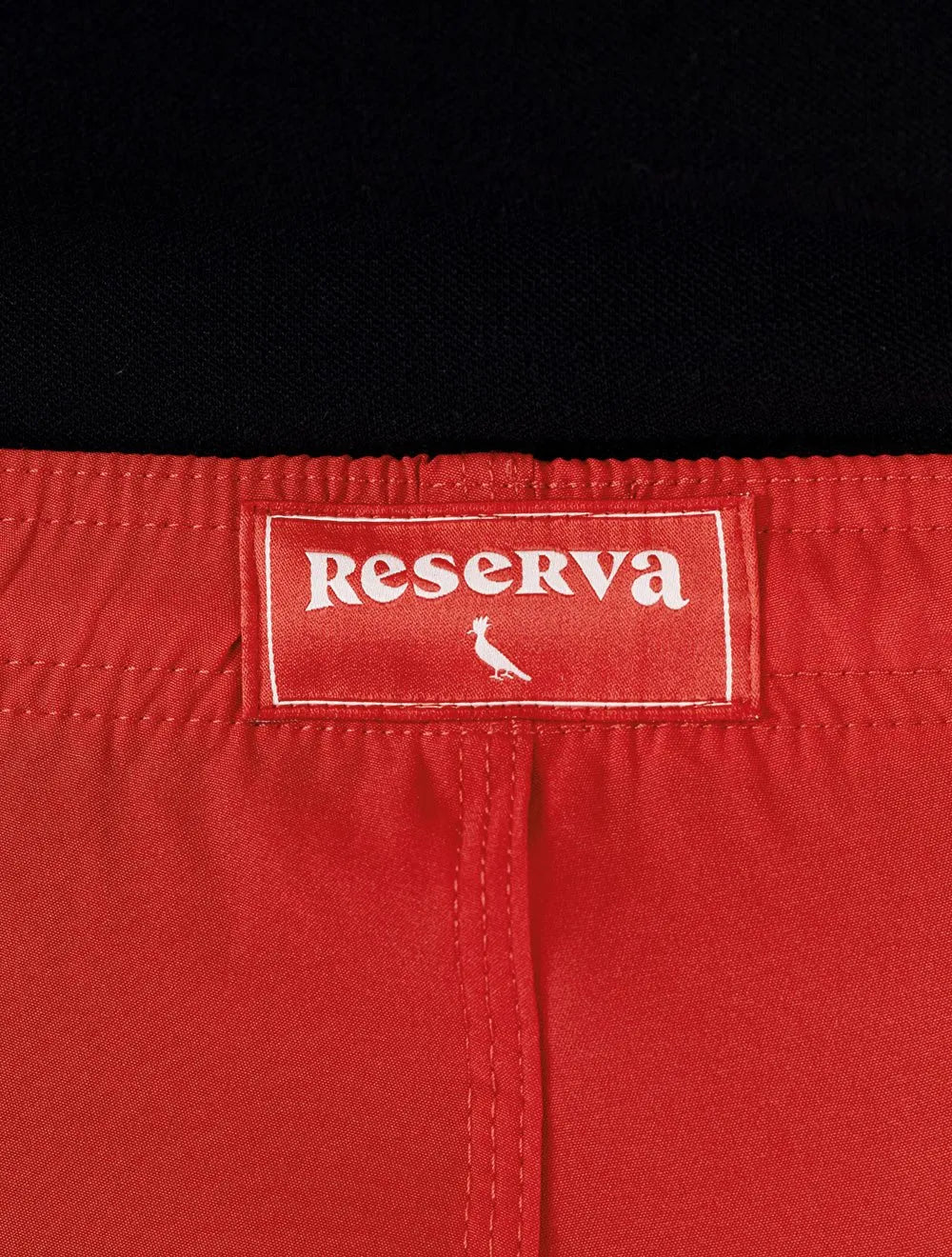 Short Reserva Masculino D'Água Beachwear Liso Basico Lateral Vermelho