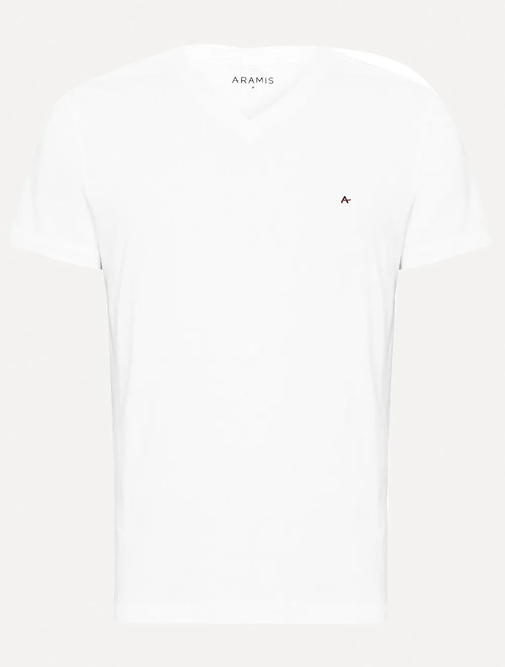 Camiseta Aramis Masculina Basic V-Neck Branca