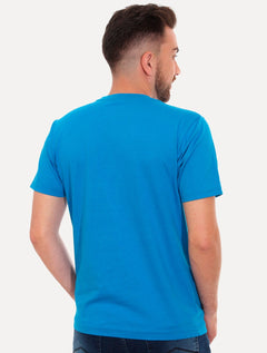Camiseta Aleatory Masculina River Blue Azul Royal