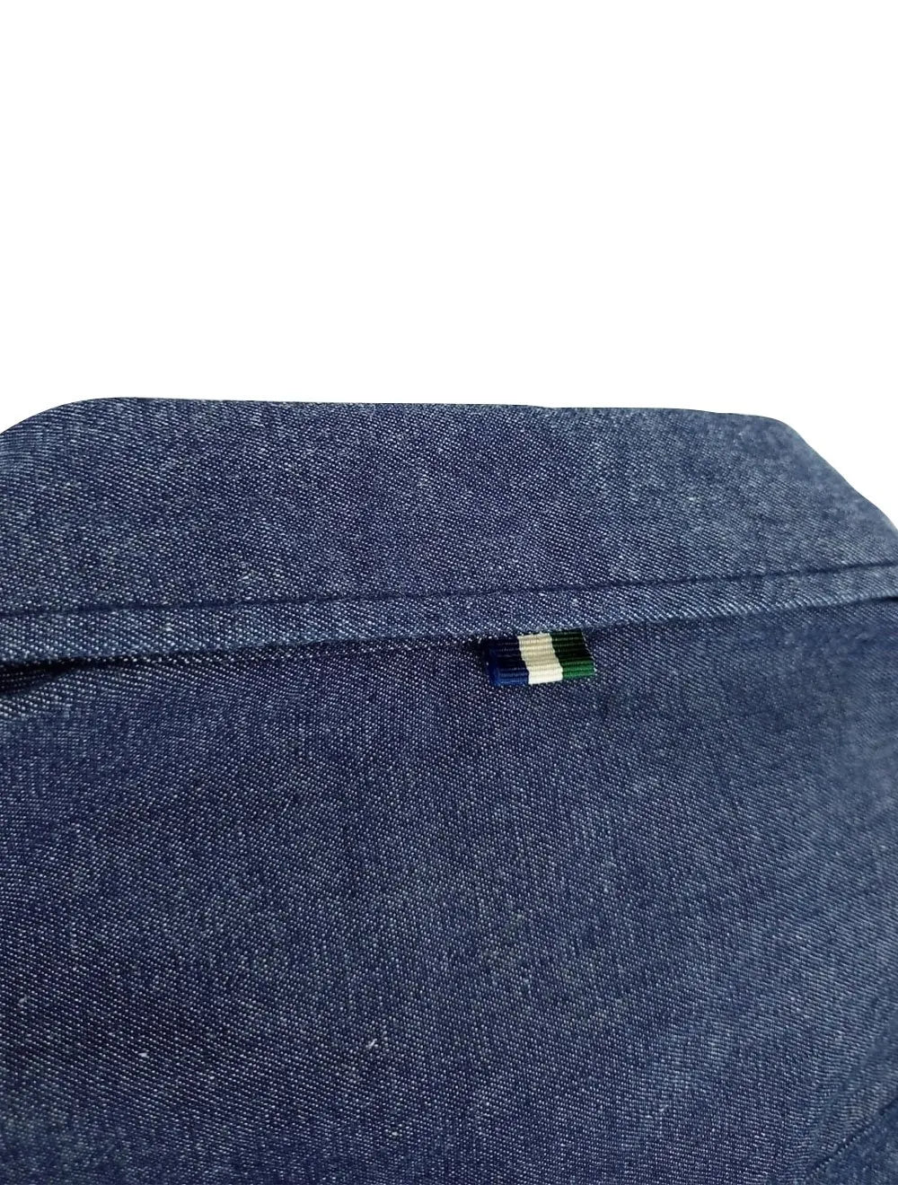 Camisa Reserva Masculina Casual Enxuto Jeans Azul Índigo