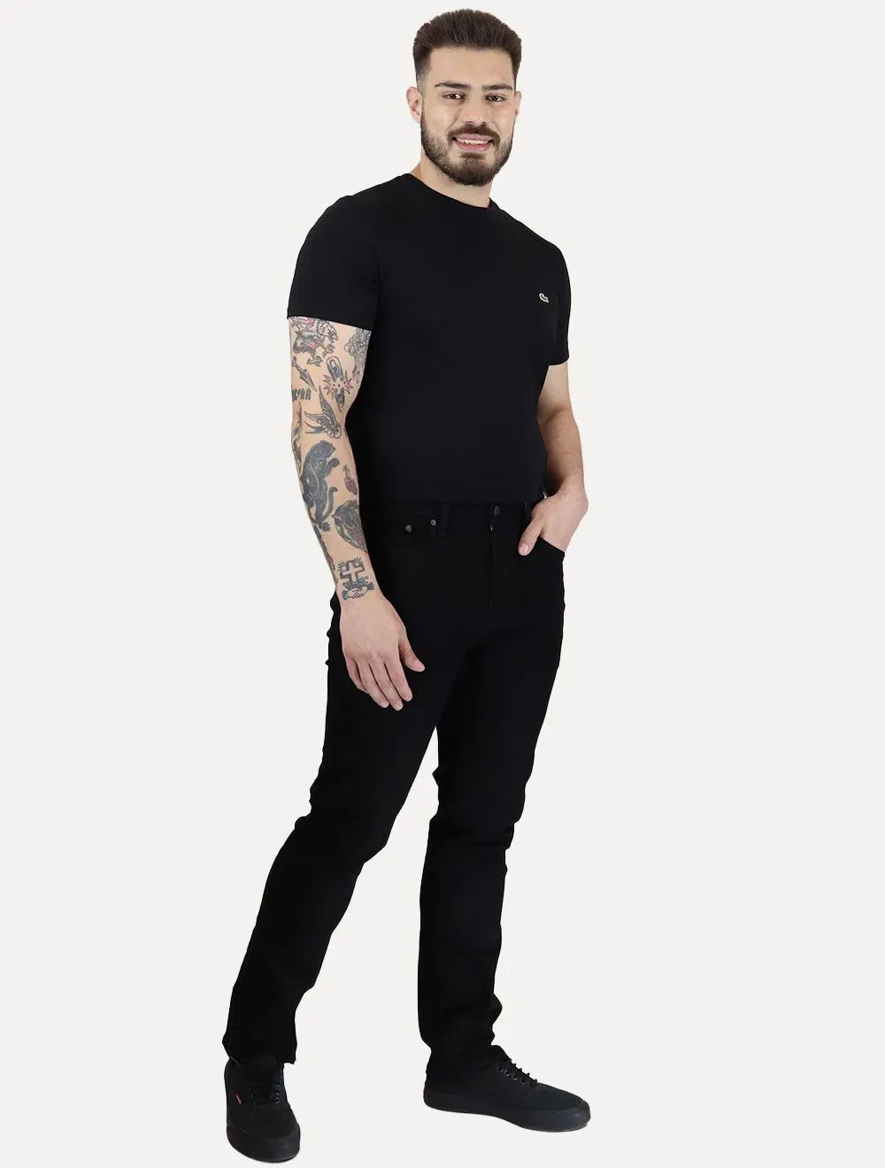 Calça Levis Jeans Masculina 505 Regular Preta