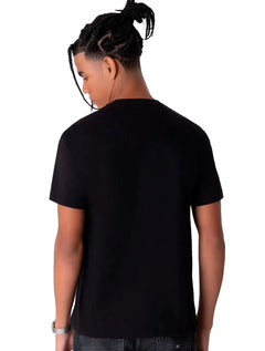 Camiseta Tommy Jeans Masculina Essential Script Tee Preta