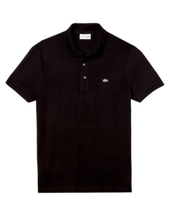 Polo Lacoste Masculina Piquet Slim Fit Stretch Preta