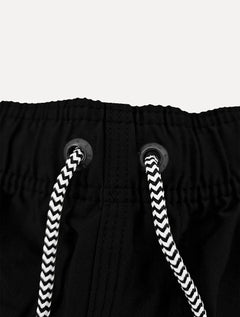 Short Reserva D'Água Beachwear Liso Bazar Preto