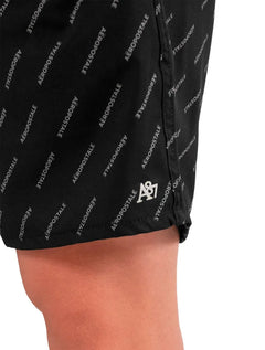 Short Aeropostale Masculino D'Água Swimwear Pattern Logo Preta