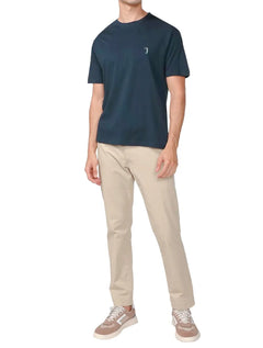 Camiseta Aleatory Masculina Grey Icon Azul Marinho Oxford