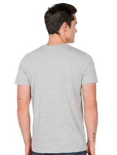 Camiseta Colcci Masculina Pocket Authentic Trademark Cinza Mescla