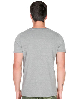 Camiseta Colcci Masculina Pocket Authentic Trademark Cinza Escuro Mescla