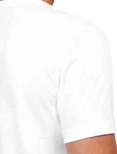 Camiseta Aramis Masculina Lettering Dots Branca
