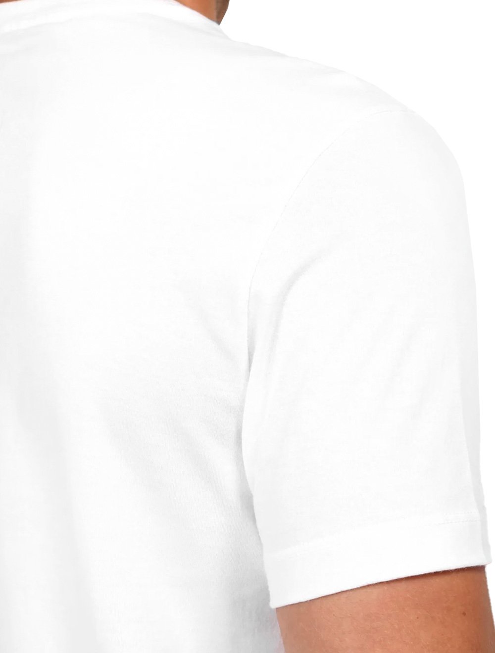 Camiseta Aramis Masculina Lettering Dots Branca