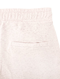 Bermuda Dudalina Masculina Moletom Linho Cordão Areia Mescla