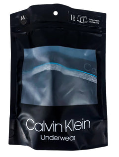 Cueca Calvin Klein Low Rise Trunk C12.10 PT00 Trunk Blu Grey Stripe Preta 1UN