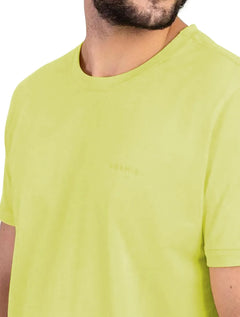 Camiseta Aramis Masculina Tingimento Eco Lisa Verde Lima