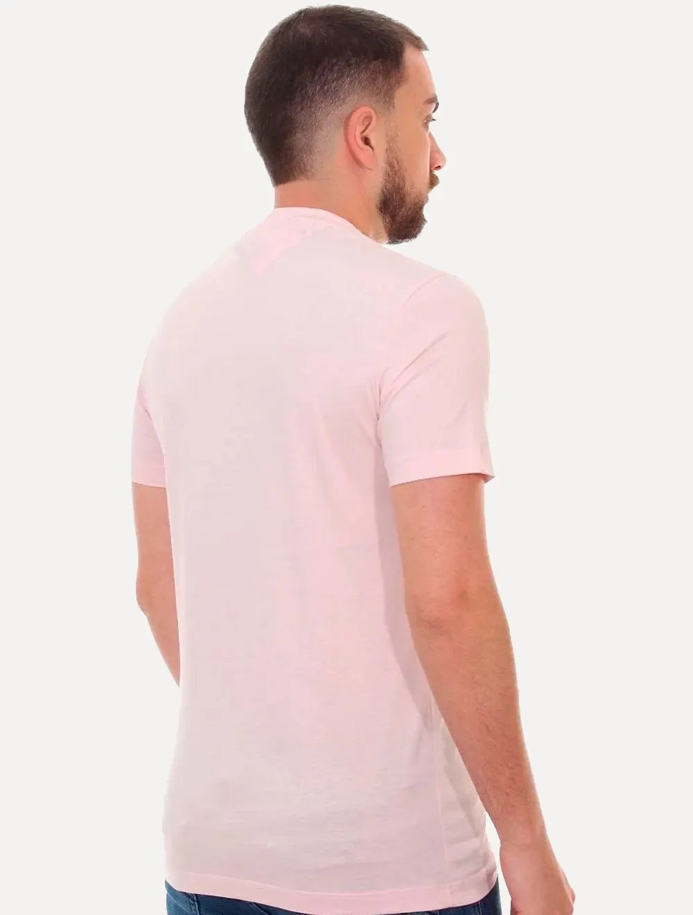 Camiseta Tommy Hilfiger Masculina Essential Cotton Icon Rosa Claro