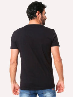 Camiseta Tommy Hilfiger Masculina Essential V-Neck Preta