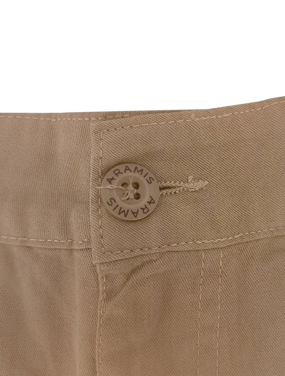 Bermuda Aramis Masculina Chino Color Basica Castor Marrom
