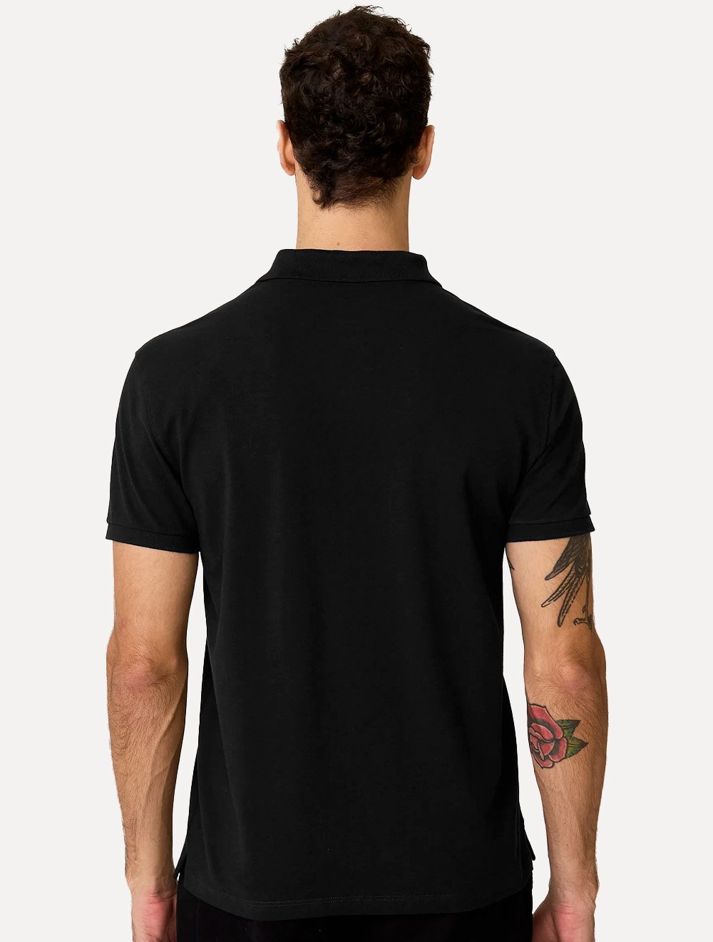 Polo Dudalina Masculina Essentials Extra Cotton Dark Icon Preta