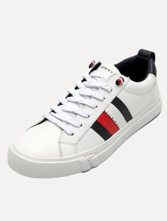Tênis Tommy Hilfiger Masculino Couro Dino 9A White Branco