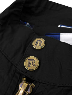 Jaqueta Reserva Masculina Casual Sarja Preta