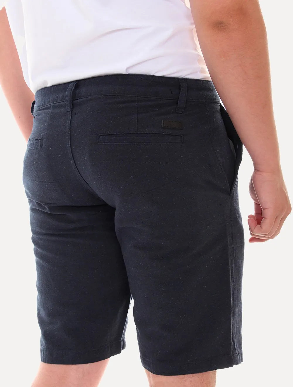 Bermuda Aramis Masculina Sarja Chino Eco Azul Marinho