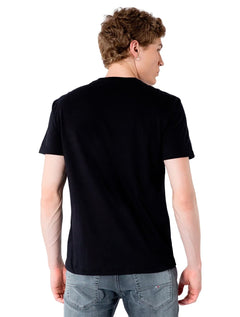 Camiseta Tommy Jeans Masculina RWB Centered Logo Preta