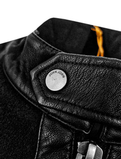 Jaqueta John John Masculina Hoodie Biker Mike Preta