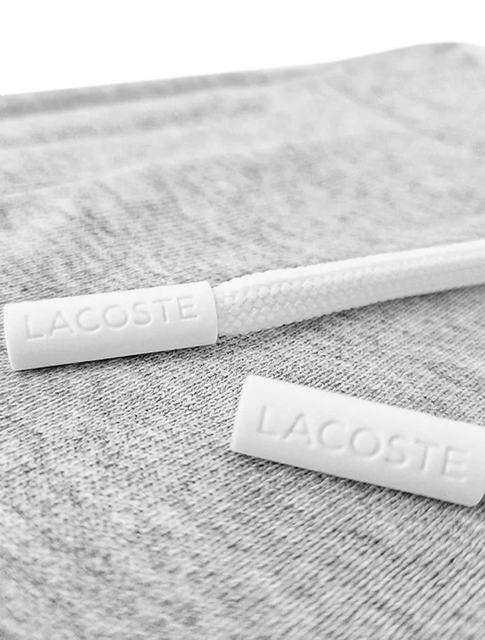 Calça Lacoste Moletom Masculina Relaxed Big Croco Trackpants Cinza Mescla