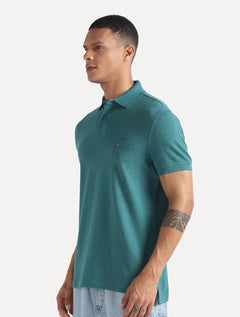 Polo Tommy Hilfiger Regular Piquet 1985 Verde Mescla