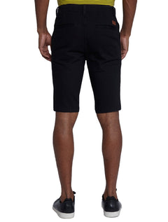Bermuda Dudalina Jeans Masculina Stretch Bolso Faca Black Preta