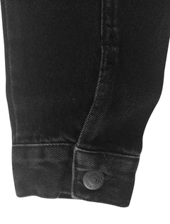 Jaqueta Calvin Klein Jeans Trucker Denim Inner Sherpa Preta