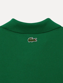 Polo Lacoste Masculina Regular Piquet Quilted Crocodile Badge Verde