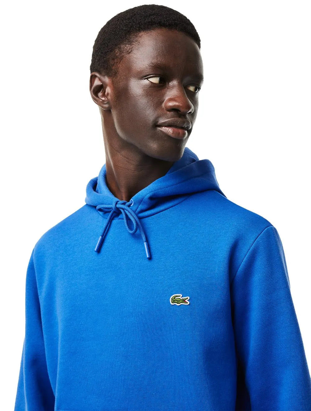 Moletom Lacoste Masculino Organic Cotton Hooded Azul Royal