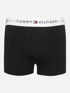Cueca Tommy Hilfiger Cotton Stretch Boxer Trunk Preta/Cinza Pack 2UN