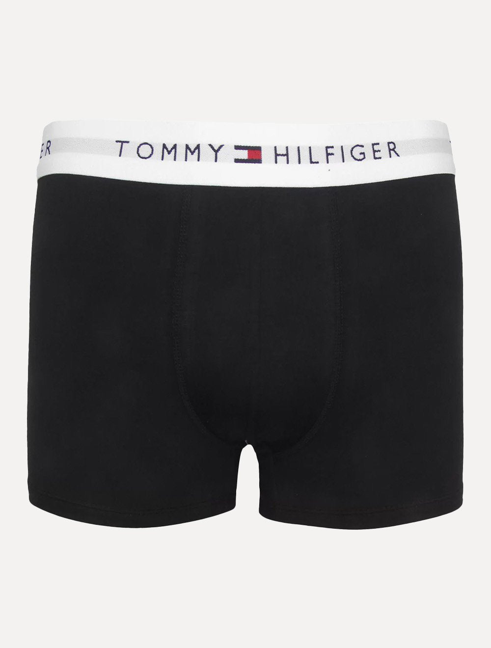 Cueca Tommy Hilfiger Cotton Stretch Boxer Trunk Preta/Cinza Pack 2UN