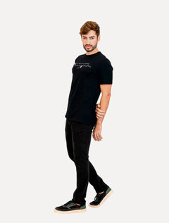 Camiseta John John Masculina Regular New And Old Preta