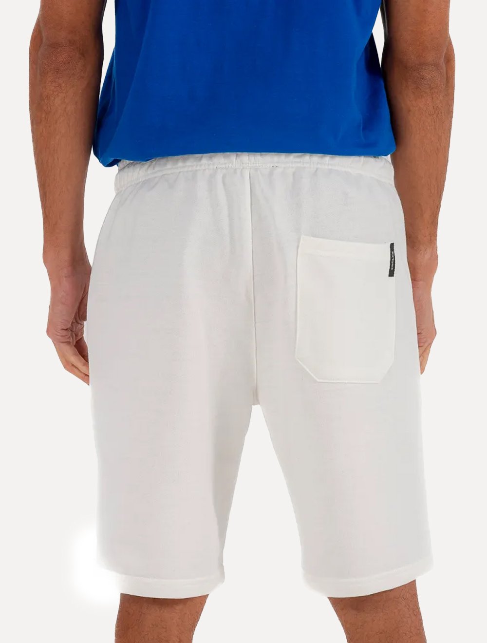 Bermuda King & Joe Masculina Moletom Comfort Tag Off-White